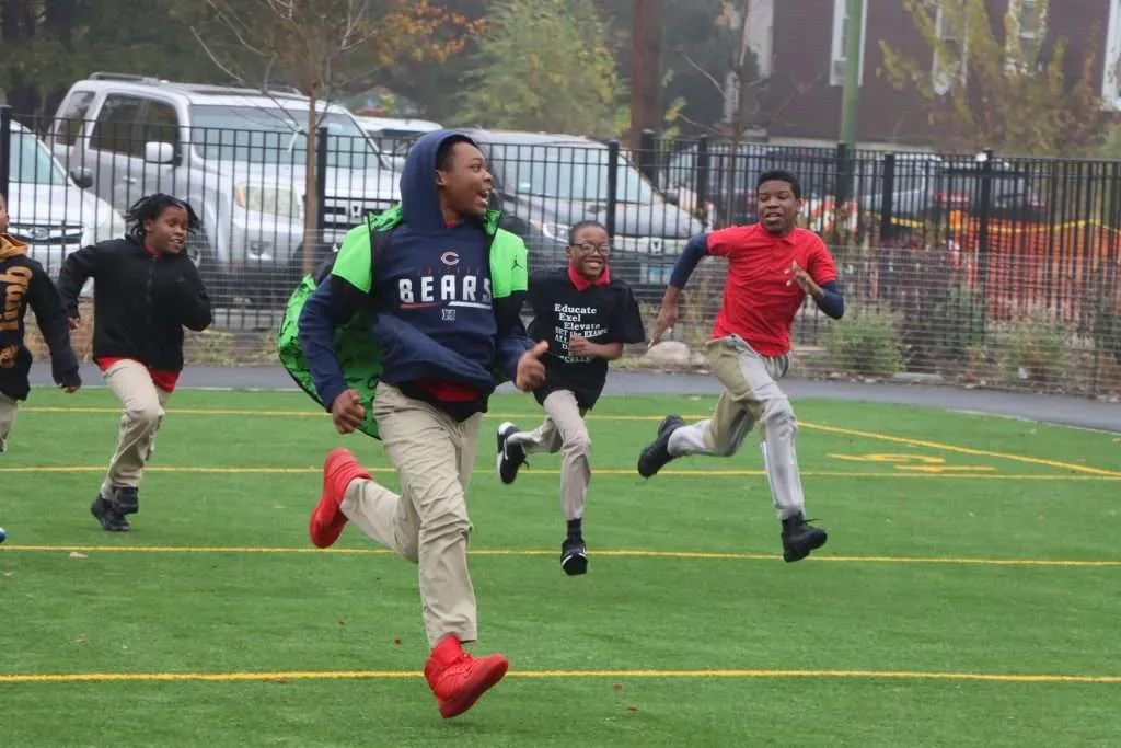 Kids playing at Space to Grow school