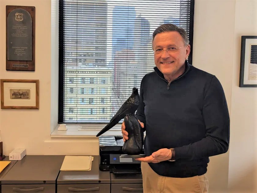 Jerry Adelmann in his office at Openlands