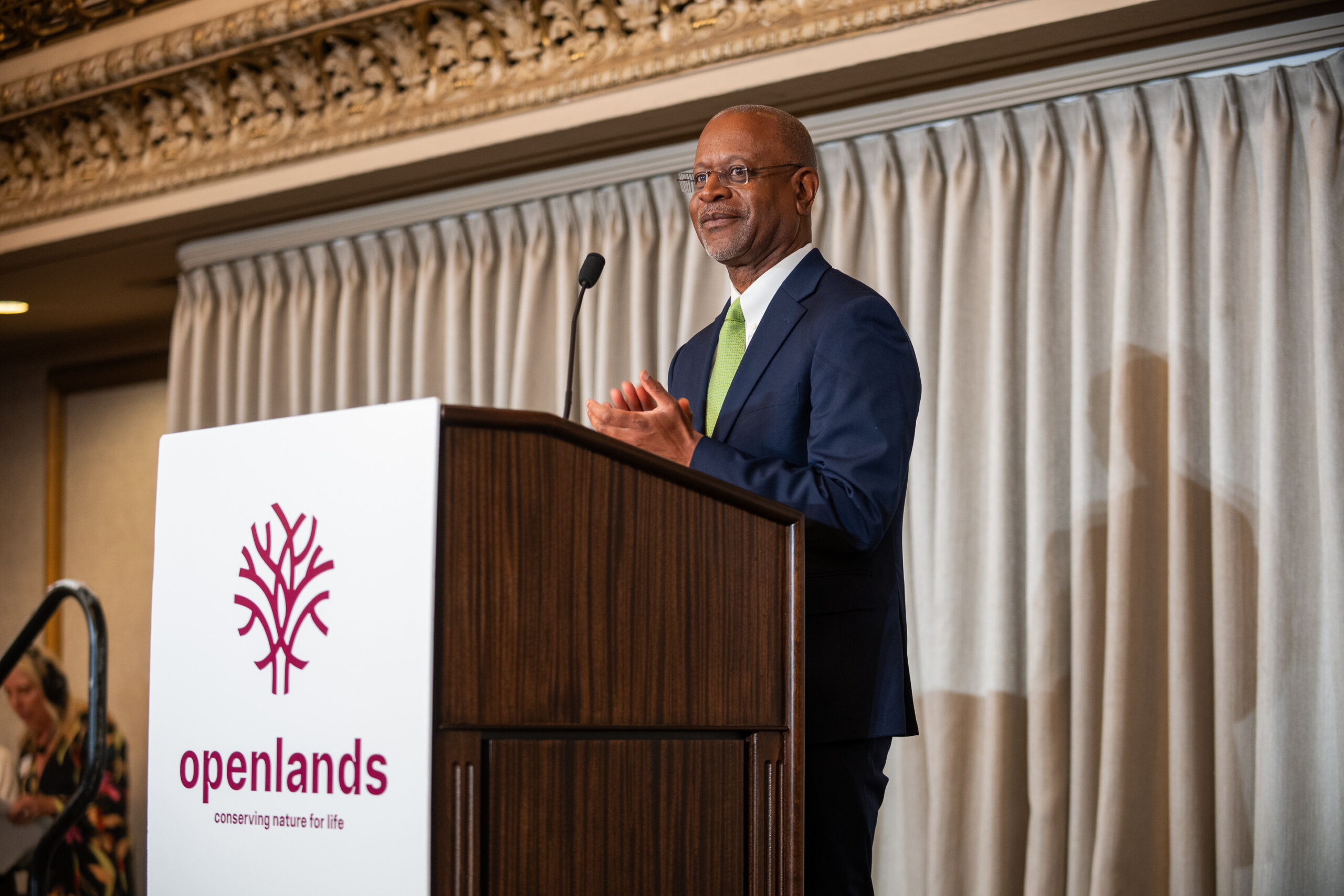 Alan M. Bell speaks at the Openlands Annual Luncheon