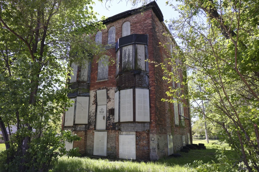 Brick house in Washington Park